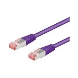 goobay CAT 6 SFTP, PiMF Cavo di rete da 10 m Lilla