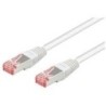 Cavo patch RJ45 CAT6 1,5 m bianco S/FTP 2x RJ45, PiMF, bianco, CCA