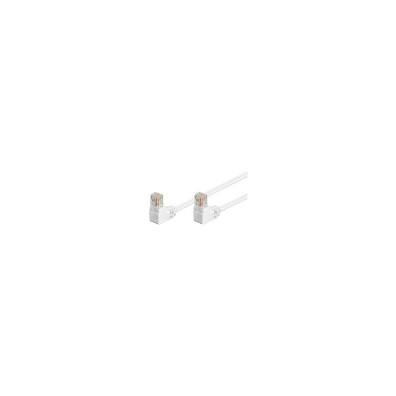 CAVO RETE UTP CAT5E CONNETTORI RJ45 A 90 GRADI MT 1