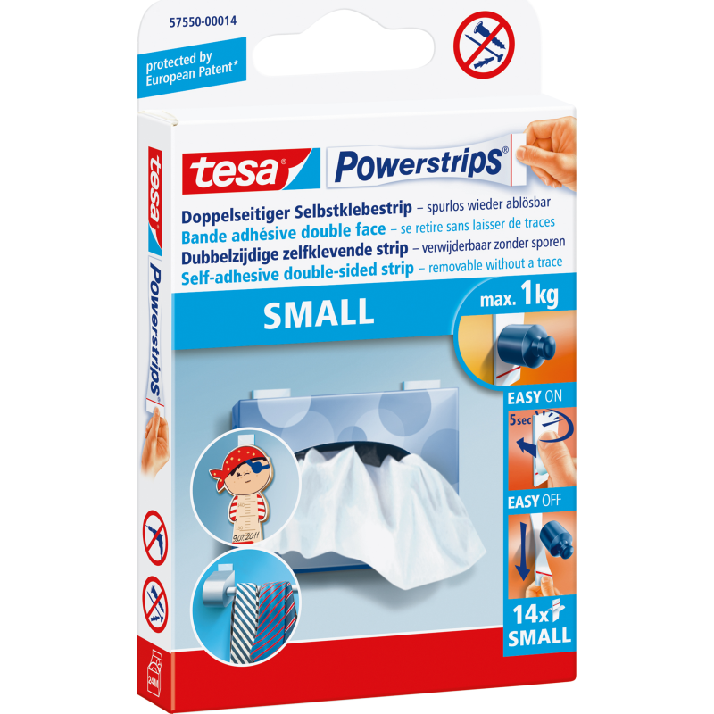 tesa Powerstrips Small