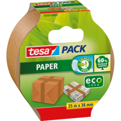 tesapack Papier 25m 38mm ecologo