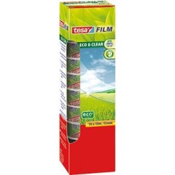 tesa eco&amp;clear Office Box 10mx15mm | 10 Rollen