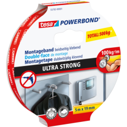 tesa Powerbond Montageband Ultra Strong 5m 19mm