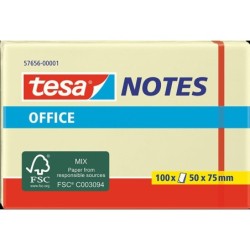 Tesa Office Notespapir Gul