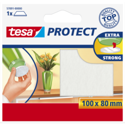 tesa Protect Filzgleiter rechteckig 100 x 80mm wei&Atilde;&Aring;&cedil;