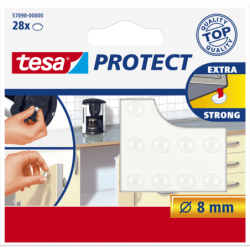 tesa Protect L&Atilde;&curren;rmstopper rund 8mm transparent 28St.