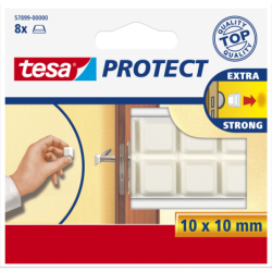 tesa Protect Schutzpuffer quadratisch 10 x 10mm wei&Atilde; 8St.