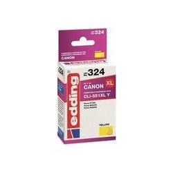 cartuccia per stampante edding EDD-324 gialla compatibile con Canon C