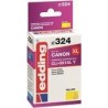 cartuccia per stampante edding EDD-324 gialla compatibile con Canon C