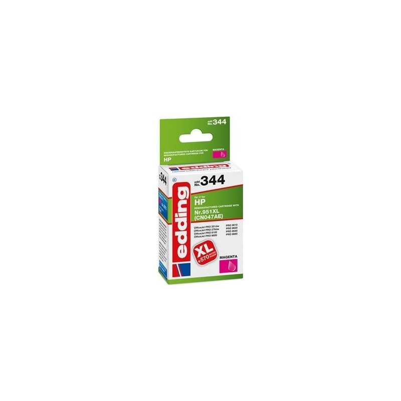 cartuccia per stampante edding EDD-344 magenta compatibile con HP 951