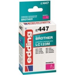 cartuccia per stampante edding EDD-447 magenta compatibile con Brothe