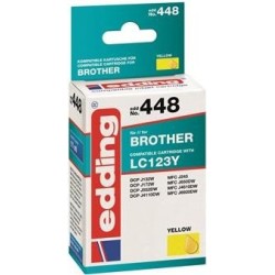 cartuccia per stampante edding EDD-448 gialla compatibile con Brother