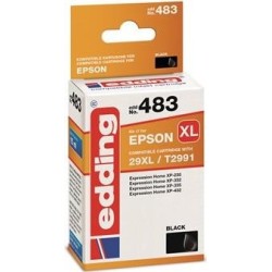 cartuccia per stampante edding EDD-483 nera compatibile con EPSON 29X