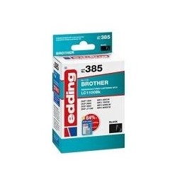 cartuccia per stampante edding EDD-385 nera compatibile con Brother L