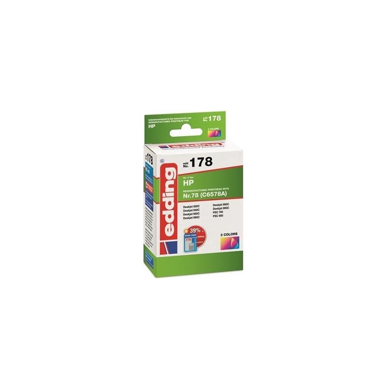 cartuccia per stampante edding EDD-178 colore compatibile con HP 78 (