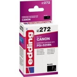 cartuccia per stampante edding EDD-272 nera compatibile con Canon PGI