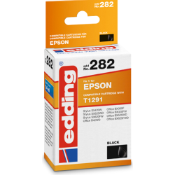 cartuccia per stampante edding EDD-282 nera compatibile con EPSON T12