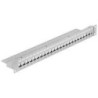 Delock 19" Keystone patch panel 24 porte grigio