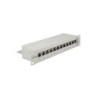 Delock 10&quot; Patchpanel 12 Port Cat.6A grau