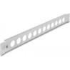 Delock 19&quot; D-Typ Patchpanel 12 Port werkzeugfrei grau