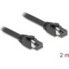 Delock RJ45 Netzwerkkabel Cat.8.1 S/FTP 2 m bis 40 Gbps schwarz