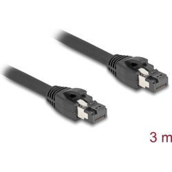 Delock RJ45 Netzwerkkabel Cat.8.1 S/FTP 3 m bis 40 Gbps schwarz