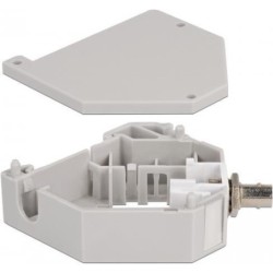 Delock Hutschienenadapter mit Keystone ST Simplex Buchse zu ST Simple