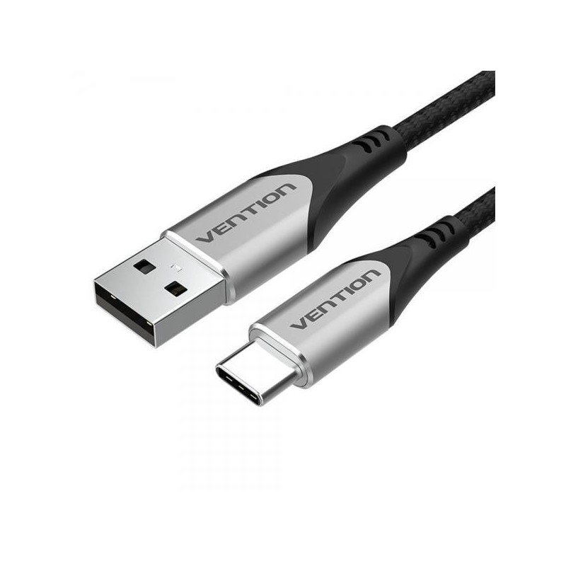 Vention CODHC cavo USB USB 2.0 0,25 m USB A USB C Alluminio, Nero