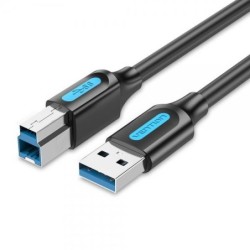 Vention COOBI cavo USB USB 3.2 Gen 1 (3.1 Gen 1) 3 m USB A USB B Nero