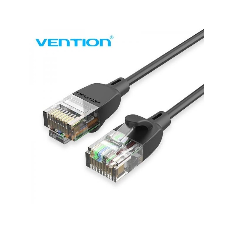 Vention IBIBJ cavo di rete Nero 5 m Cat6a U/UTP (UTP)