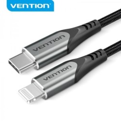 Vention TACHH cavo per cellulare Grigio 2 m USB C Lightning