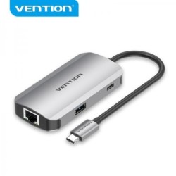 Vention HUB 5 in 1 da USB-C a 3xUSB3.0/RJ45/PD100W - 0,15 m Specifich