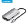 Vention HUB 5 in 1 da USB-C a 3xUSB3.0/RJ45/PD100W - 0,15 m Specifich