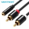 Cavo stereo Vention jack 3,5 femmina a 2x RCA maschio - 1 m Specifich