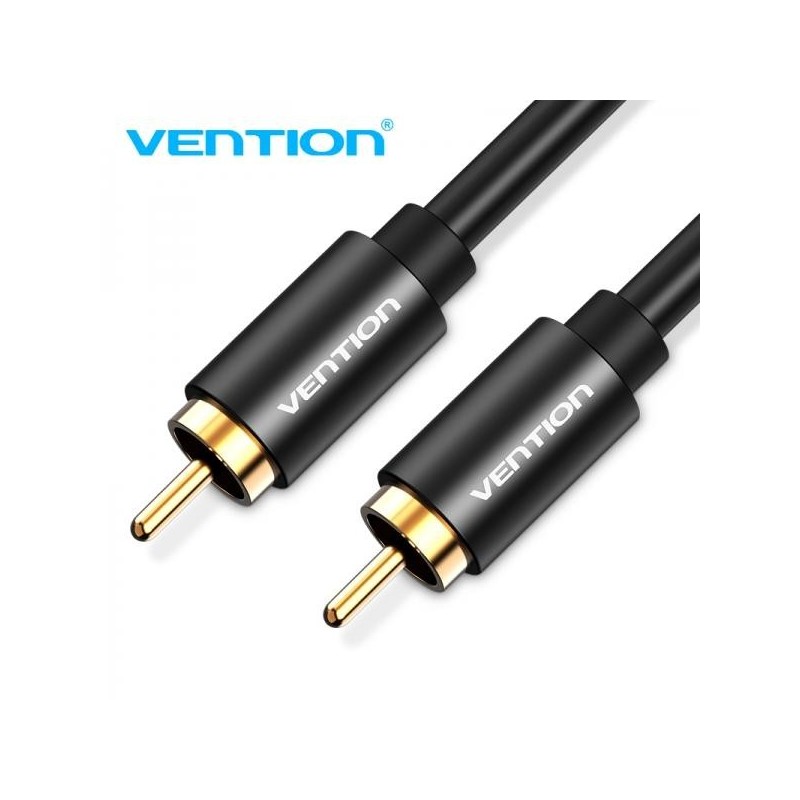 Vention VAB-R09-B100 cavo audio 1 m RCA Nero