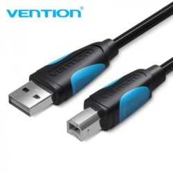 Vention VAS-A14-B100 cavo USB USB 2.0 1 m USB A USB B Nero, Bianco