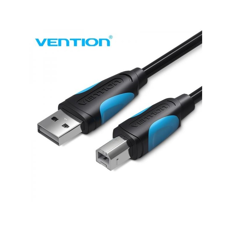 Vention VAS-A14-B100 cavo USB USB 2.0 1 m USB A USB B Nero, Bianco