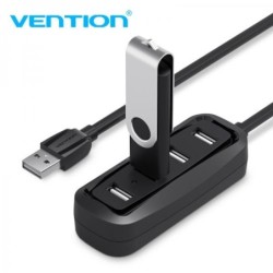 Vention VAS-J43-B015 hub di interfaccia USB 2.0 480 Mbit/s Nero