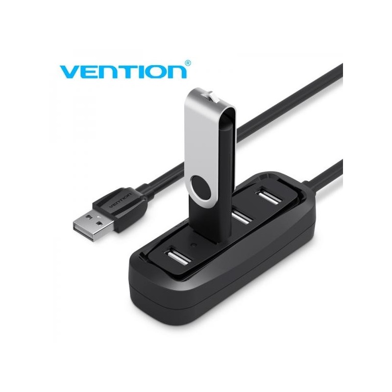 Vention VAS-J43-B015 hub di interfaccia USB 2.0 480 Mbit/s Nero