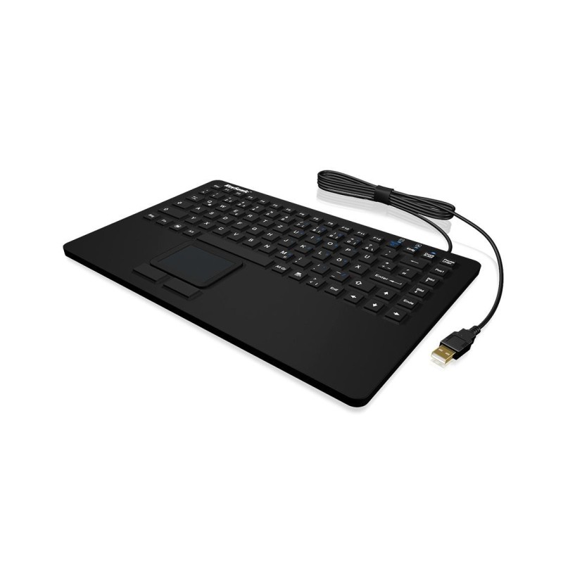 KeySonic KSK-5230IN tastiera USB QWERTZ Svizzere Nero