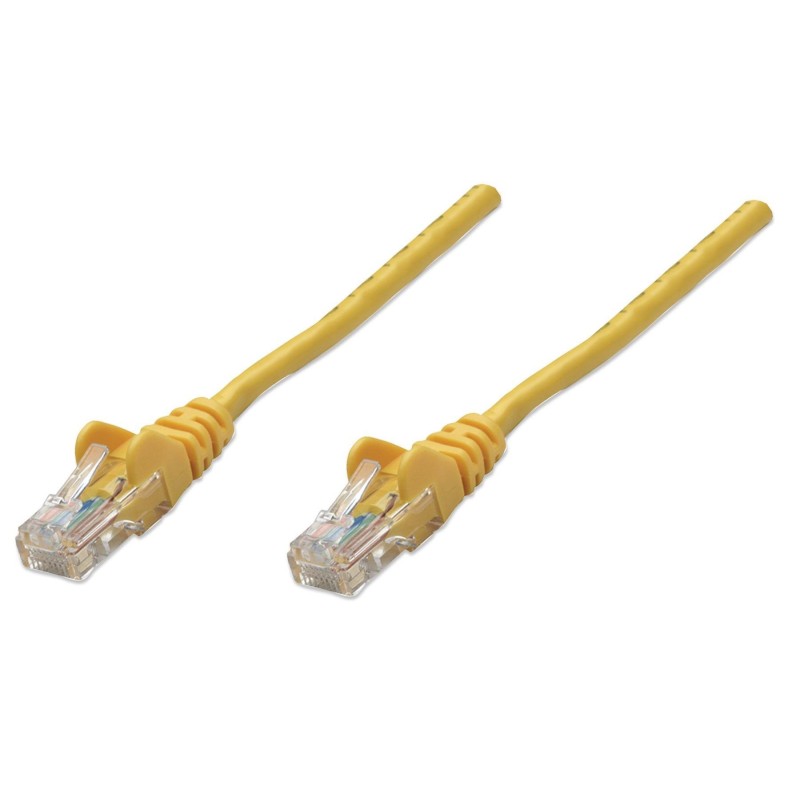 Intellinet Cat5e, UTP, 1.5m cavo di rete Giallo 1,5 m U/UTP (UTP)