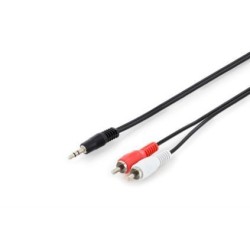 Cavo Adattatore Audio stereo 3.5mm - 2x RCA M/M 2.