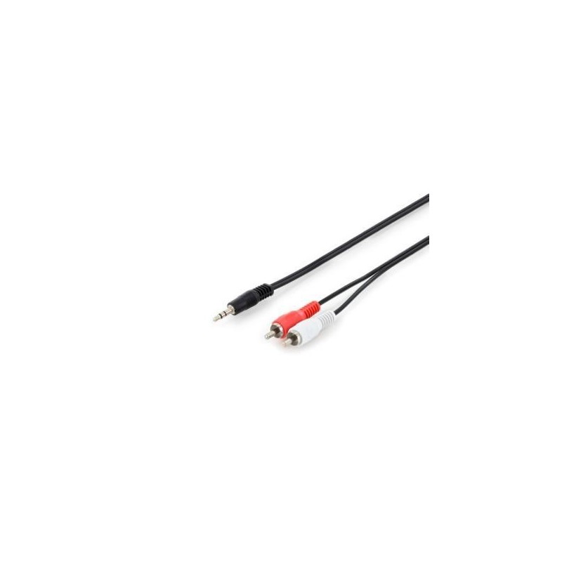 Cavo Adattatore Audio stereo 3.5mm - 2x RCA M/M 2.