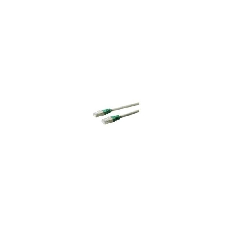 Cavo patch crossover CAT6 1,0 m 2xRJ45, S/FTP, verde-grigio