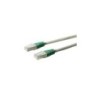 Cavo patch crossover CAT6 1,0 m 2xRJ45, S/FTP, verde-grigio