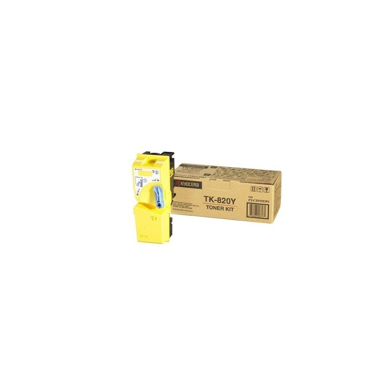 KYOCERA TK-820Y cartuccia toner 1 pz Originale Giallo