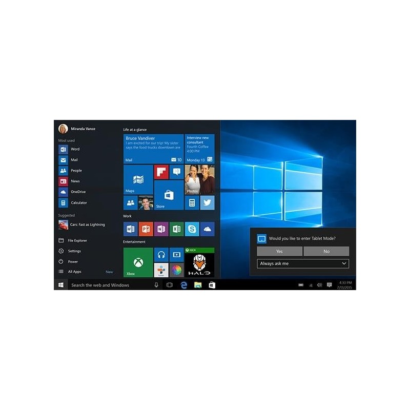 Microsoft Windows 10 Pro 1 licenza/e (Windows 10 Pro 32/64bit ESD)