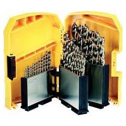 Set di punte per metallo HSS-CO DT4957 29 pezzi, oro