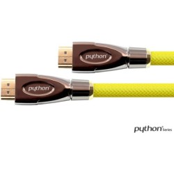 PYTHON Cavo HDMI 2.0 2m Ethernet 4K*2K UHD placcato oro OFC giallo