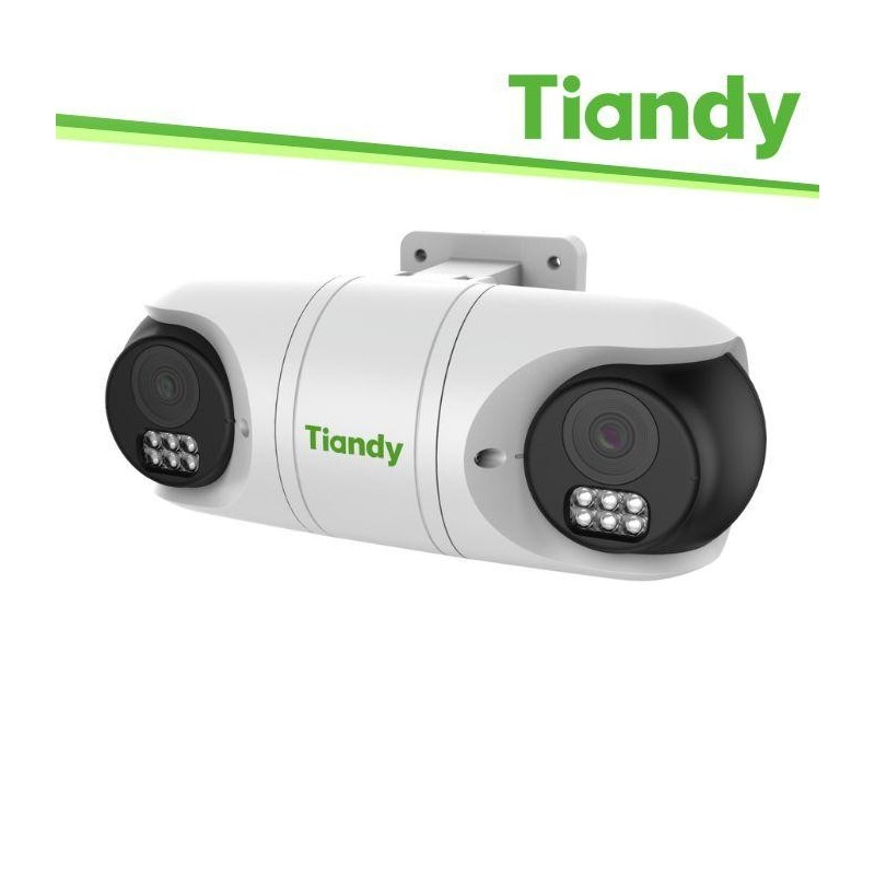 Tiandy Telecamera Double Turret Spark 2MP 2.8mm, PoE, IR 30m, 0.02Lux